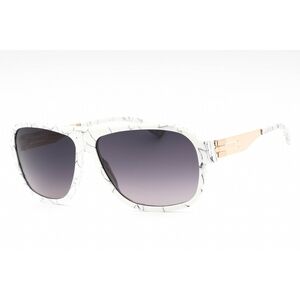 NWT IC Berlin Power Law-A0557831032788311mi White Marble Rectangle Sunglasses